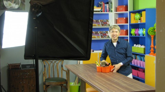 set and studio for "Style with a Smile"