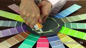 paint chip art and paint chip crafts